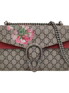 ♥️Gucci Blooms GG Supreme Shoulder Bag in Beige Red♥️